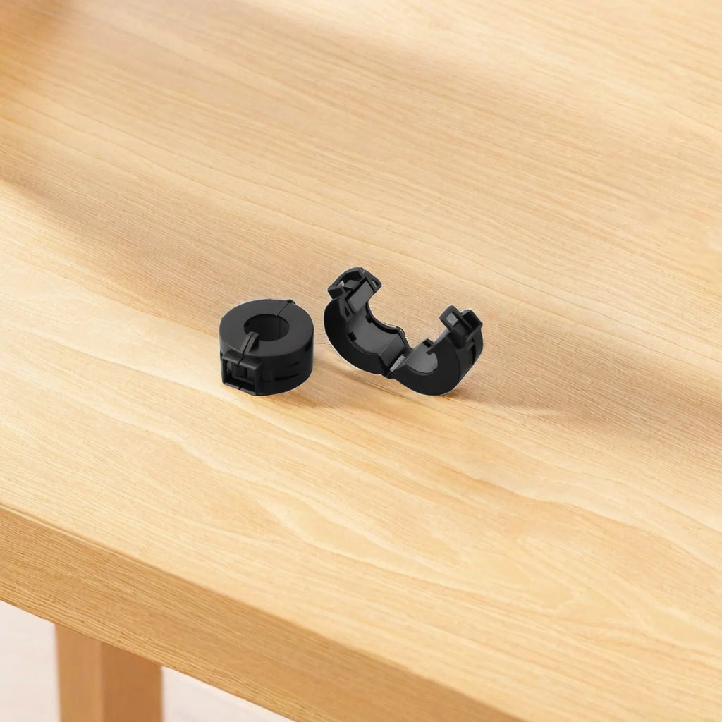5pcs Ferrite Core Noise Reduction Clip On Rings for RFI Interference Suppression on Audio USB and Power Cables