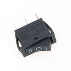 5PCS KCD3 Rocker Switch 16A /20A 125V/250V ON-OFF-ON 3 Position 3 Pin Electrical Equipment Power Switch Black