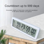 999 Days Digital Countdown Timer Reusable Digital Display Countdown Clock Time Management Electronic Count Down Clock Home Use