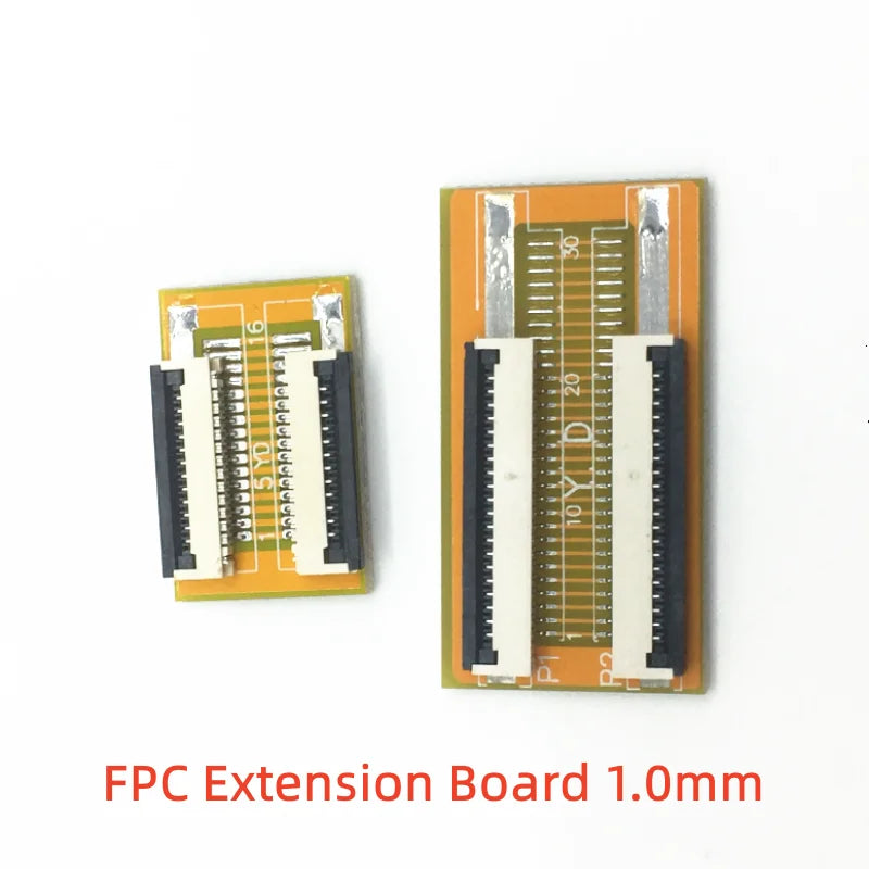 2PCS FPC FFC Flexible Flat Cable Extension Board 0.5MM/1.0MM Pitch 6 8 10 12 14 20 30 40 50 PIN Connector