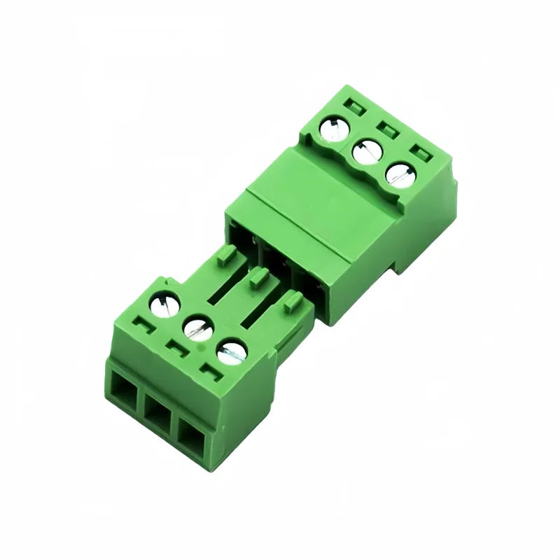 2 Sets 15EDGRK 3.81mm 2/3/4/5/6/7/8-24 Pin Right Angle Screw Terminal Block Connector 15EDG 3.81MM Pitch Plug + Pin Header Socke