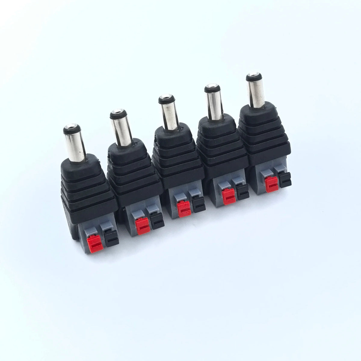 Male Female Socket Barrel Adapter 12V DC Power Connector Plug Jack for CCTV Camera LED Strip Supply Terminal 2.1mm x 5.5mm