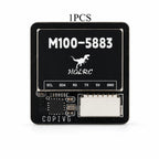 HGLRC M100-5883 Fast Lock M10 GPS Compass Multi GNSS BDS Galileo 72CH UART for FPV Drone Fixed Wing RC Plane M10-25Q Alternative