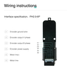 High Precision Hall Encoder TT DC Geared Motor with Encoder AB Phase Tachometer Code Disc Support PID Control for DIY Smart Car