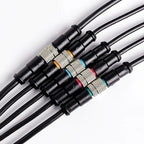 5/20PCS M9 Waterproof Connector 2/3/4/5/6Pin Aviation Plug Male And Female Docking Cable Electric Vehicle Lamp With Cable 20CM