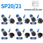 5/10/100Pcs SP16/17/20/21 Screw Wiring Connector Solderless Industrial Plug Aviation Plug Male And Female Docking Quick Wiring