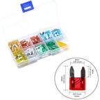 100/120pcs Car Blade Fuses Assortment Kit, Automotive Replacement Fuses Low Profile Mini Blade Fuses for Car Boat Truck