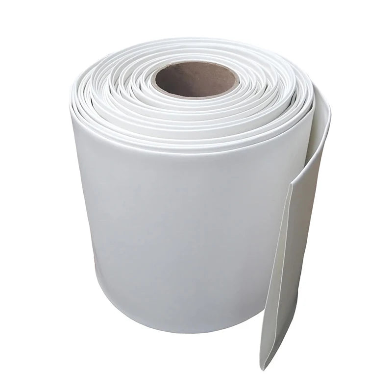 1m Rubber Heat Shrink Tube 160mm ~ 390mm Black Red Lithium Battery Pack Wrap Insulated Tubing Cover 18650 Skin Pipe Sleeve Film