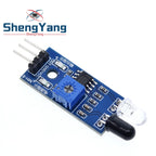 TZT 1/2/5PCS IR Infrared Obstacle Avoidance Sensors Module for Arduino Smart Car Robot 3-Wire Reflective Photoelectric New