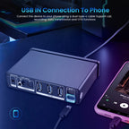 AIYIMA Audio DAC-A2 PRO USB Gaming DAC Headphone Amplifier Hub USB Mini Decoder for PS5 Desktop Gaming Headset Active Speakers