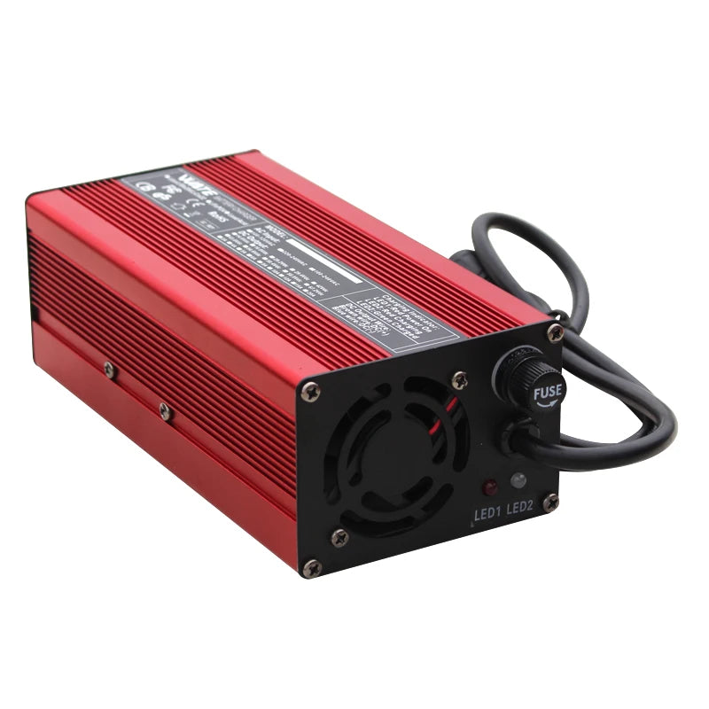 16.8V 20A Lithium Battery Charger For 14.8V 4S 80AH 100AH Li-Ion Lipo Battery Pack Aluminum Case With Fan