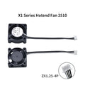 5015 Cooling Fan for Lab A1 A1mini Hotend Fan with Cable Rapid Cooler Fan 2510 Axial Fan Kit for X1 X1C P1P P1S 3D Printer Parts
