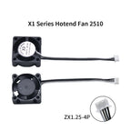 5015 Cooling Fan for Lab A1 A1mini Hotend Fan with Cable Rapid Cooler Fan 2510 Axial Fan Kit for X1 X1C P1P P1S 3D Printer Parts