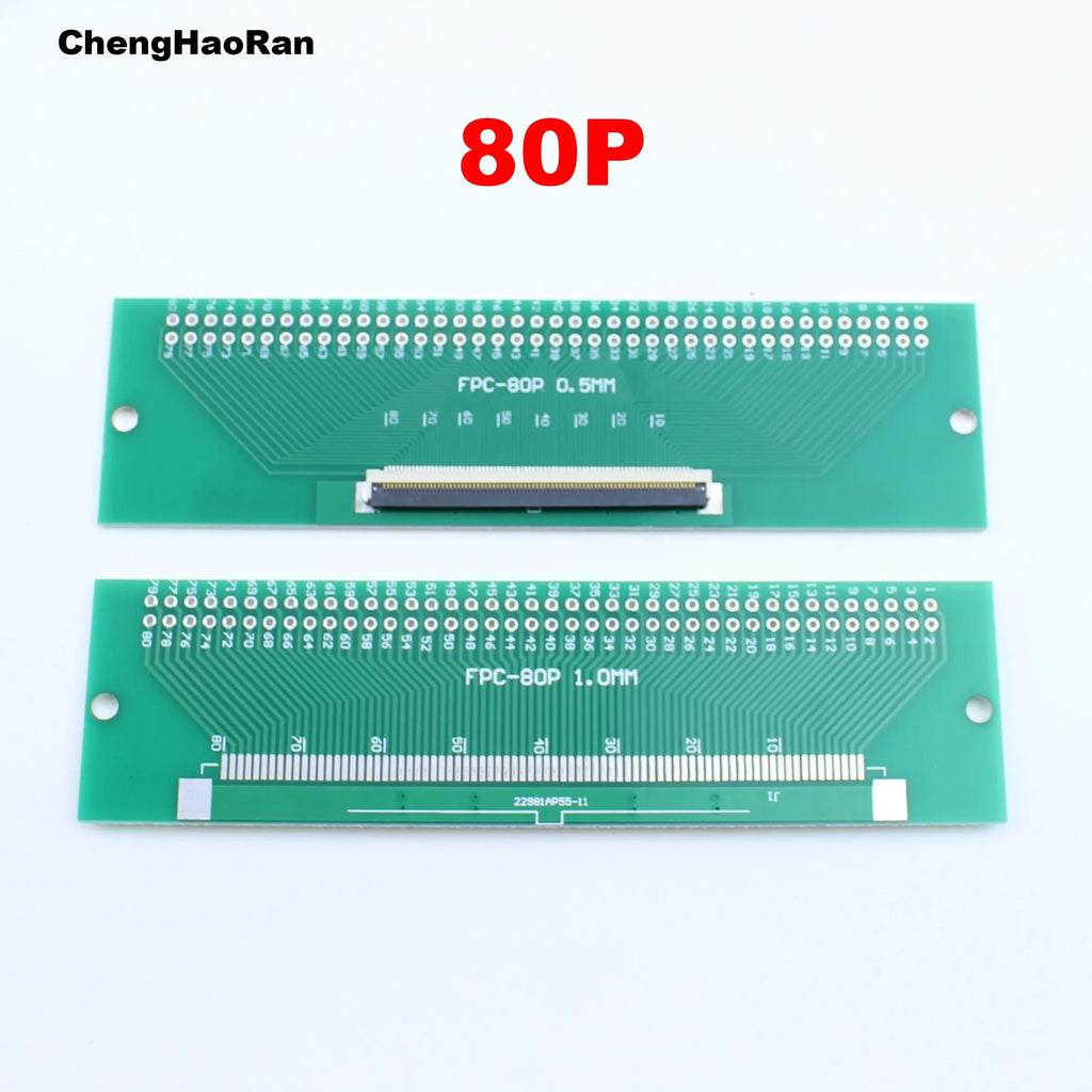1pcs 4P 6P 8P 10P 12P 14P 15P 16P 18P 20P Test Board Adapter Double Rows Plate Connector 2.54mm 0.5mm Flip FPC Soft Flex Cable