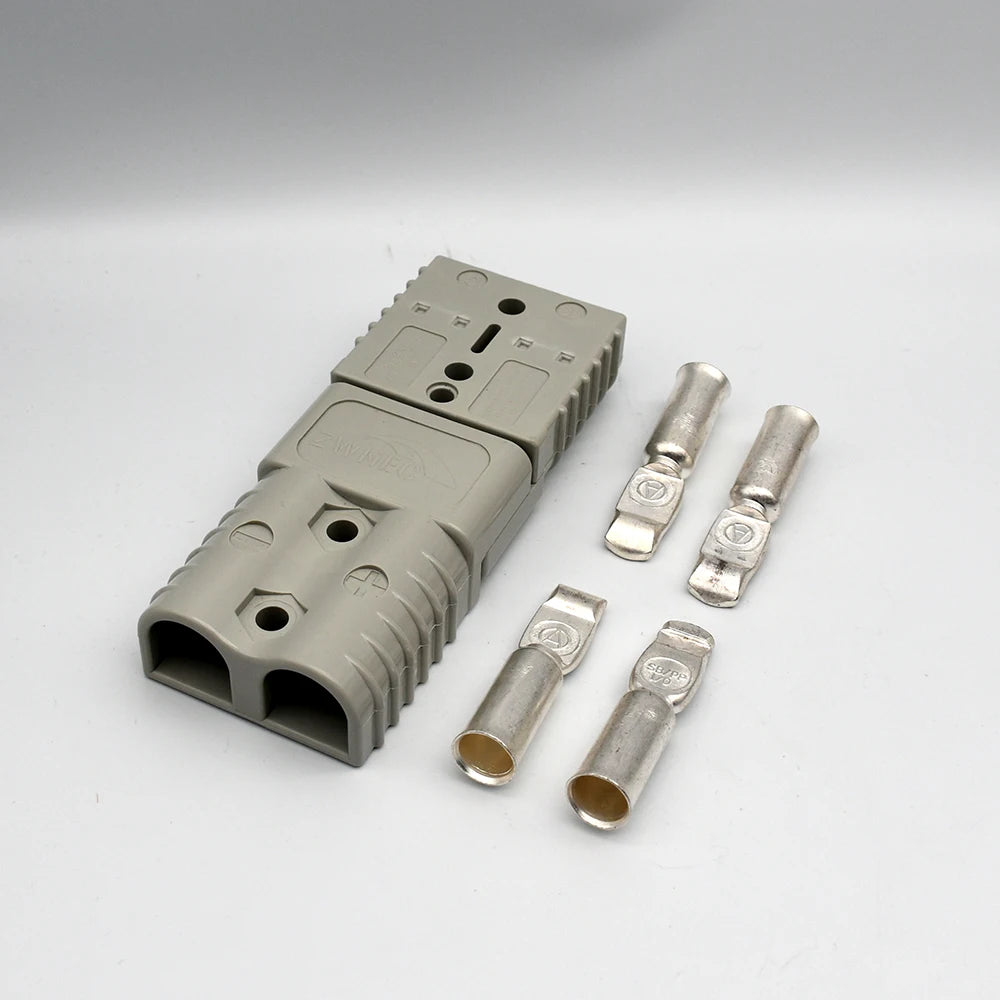 2PCS  50A 120A 175A 350A 600V Plug Cable Terminal Battery Power Connector Kit Quick Plug Battery Charging Connector