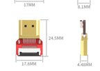 Ribbon Flat FPV HDTV-compatible Cable HDMI-4K HD Male Female 90 Degree Adapter 5cm-1m FPC Pitch 20pin Aerial Photograph FFC Wire