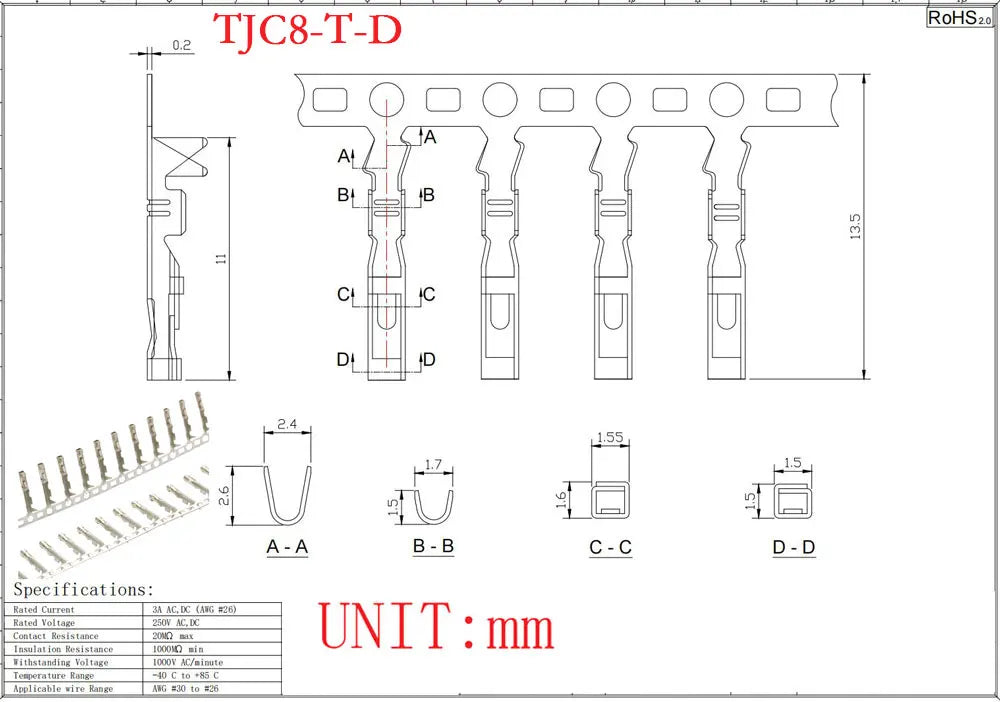 Dupont Plastic Shell Plug 2.54mm Single Double Row Dupont Connector 1/2/3/4/5/6/7/8/9/10P 2*2/3/4/5/6/8/10/20P Housing Terminals