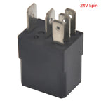 Latest DC 12V/24V 40A Rated Current 1NO 1NC SPDT 4Pin/5Pin Car Relay Socket Automotive Alarm Relay Relay & Wire Auto Accessories