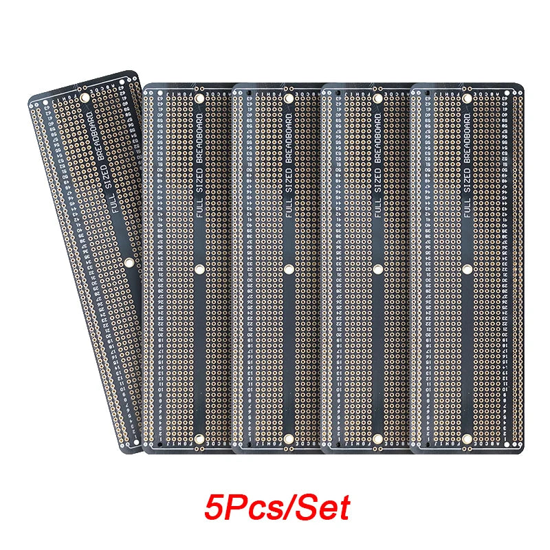 1/5/10Pcs 5.2x8.9/5.2x17.3cm Standard Permanent Solder Breadboard PCB Board Prototype Board  DIY Electronics Kit For Arduino