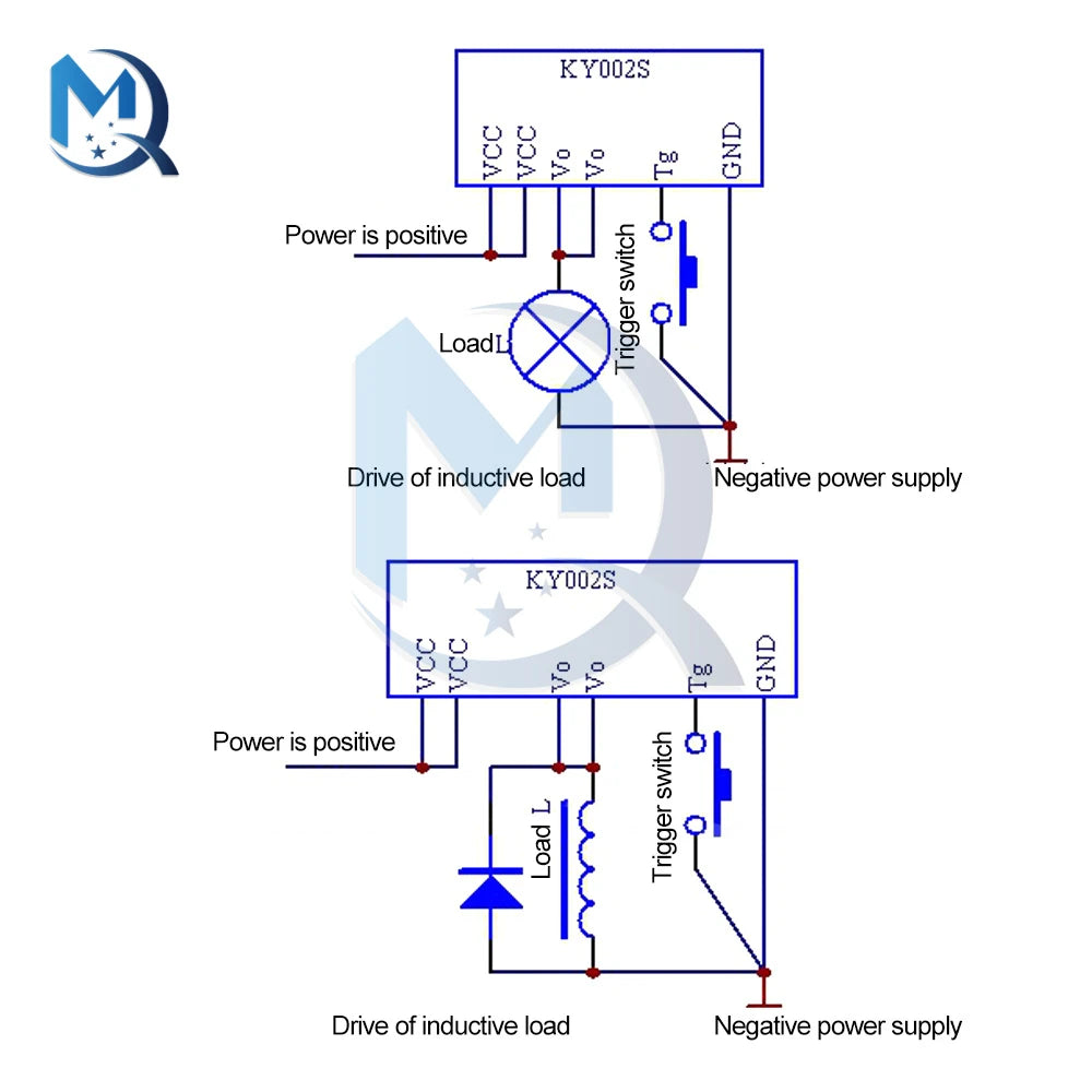 DC 3V-24V KY002S Single Key Switch Bistable High Power 5000mA Optocoupler Isolation