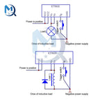 DC 3V-24V KY002S Single Key Switch Bistable High Power 5000mA Optocoupler Isolation