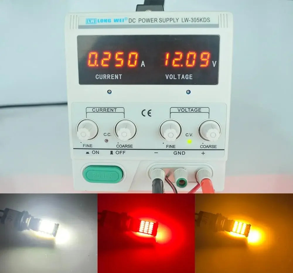 2/6pcs T15 Reverse Light W16W Led Super Bright 10W Canbus Backup Light Car Park Light White Red 12V