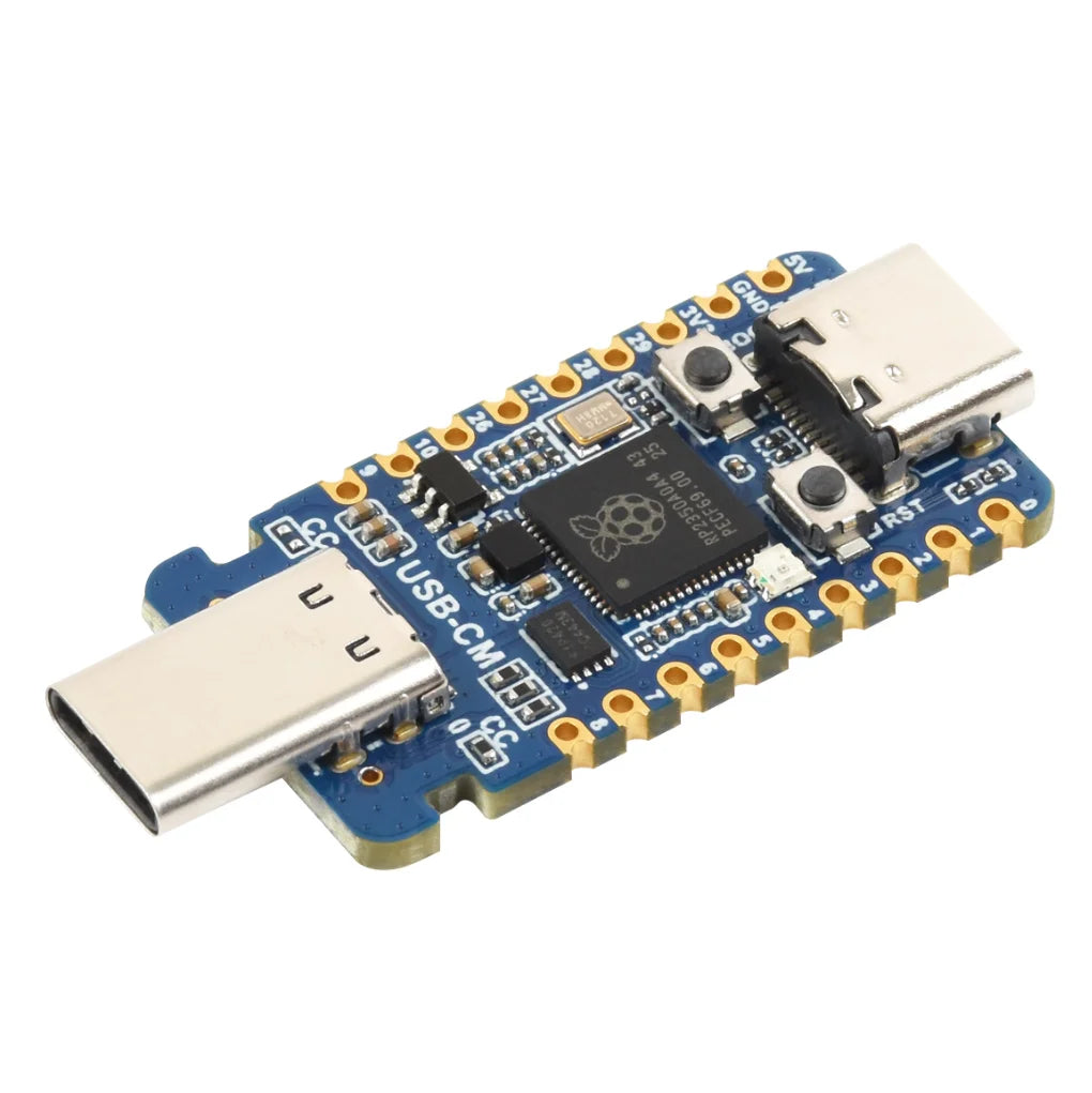 Waveshare RP2350 USB A Development Board Raspberry Pi Pico 2 USB Type-A/C 2.0/1.1 Transmission RP2350 Zero