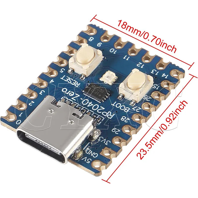 RP2040-Zero RP2040 Microcontroller PICO Development Board Dual-core 264KB Cortex M0+ Processor 2MB Flash