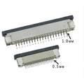 5pcs FPC Connector 0.5mm/1.0mm Pitch Drawer Type Upper/ Bottom Contact Type Socket FFC Flat Cable Socket 4P 5P 6P 8P 10P-60Pin
