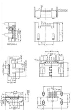 5/10/50/100PCS micro usb female 5Pin Conneetor Female Port Jack Solder Plug SMD SMT Android Phone Data Charging Socket