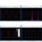 Fosc53C1 5 Channel USB Oscilloscope with 1MHz Sampling Rate 8.3 Million Sample Depth BNC Interface for Probing