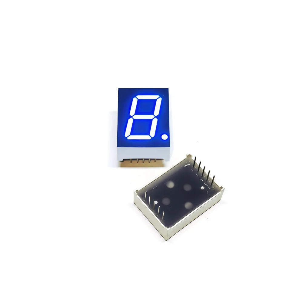 10PCS 0.8 inch 1-digit digital tube 20mmX27.7mm digital display screen "8" high 20.4mm 7-segment digital tube 8106 series 8102