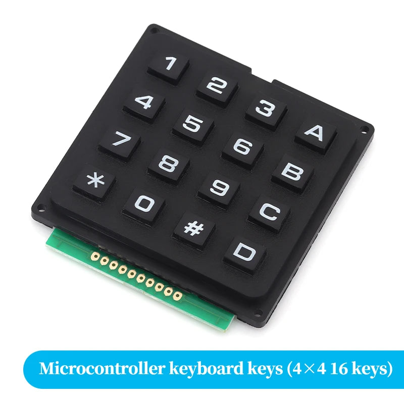 3*4 4*4 Matrix Switch Keyboard Keypad Array Module ABS Plastic Keys 4x4 3x4 12 16 Key Button Membrane Switch DIY Kit forArduino