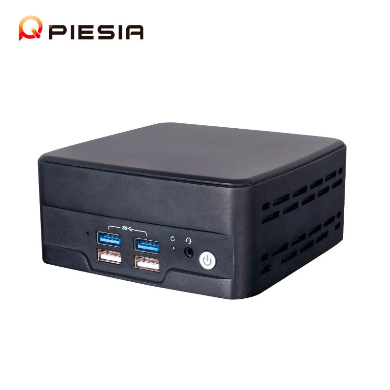 Piesia 11th Gen Core I3 I5 I7 Celeron 6305 Desktop Mini Pc 2*DDR4 Intel I226 Network 2*HD/Type-C X86 Barebone Office NUC Mini Pc