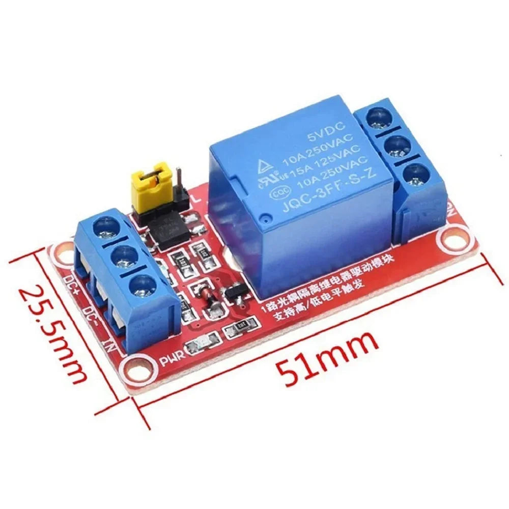 1 2 4 6 8 Channel 5V 12V 24V Relay Module Board Shield with Optocoupler Support High and Low Level Trigger for Arduino