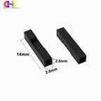 100/1000pcs 2.54mm 1P DuPont Plastic Shell Printing Font POWER SW / POWER LED+ / POWER LED- Wiring Terminal Housing Connector