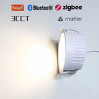 Recessed Round LED COB Ceiling Spot Light 3CCT Tuya Bluetooth/ Zigbee Matter Fixtures Lighting Indoor Smart Lamp Lighting
