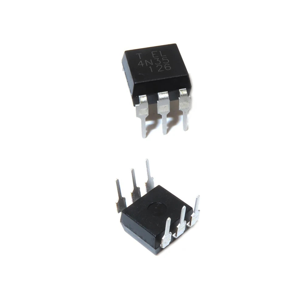 10PCS/LOT 4N35 EL4N35 In-Line Optocoupler DIP-6 New Good Quality Chipset