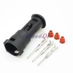 1 Set 3 Pin 1.5mm 1-926554-1 Black Male Female Auto Waterproof Connector DJ3031-1.5-11/21 Plug Round Sheath