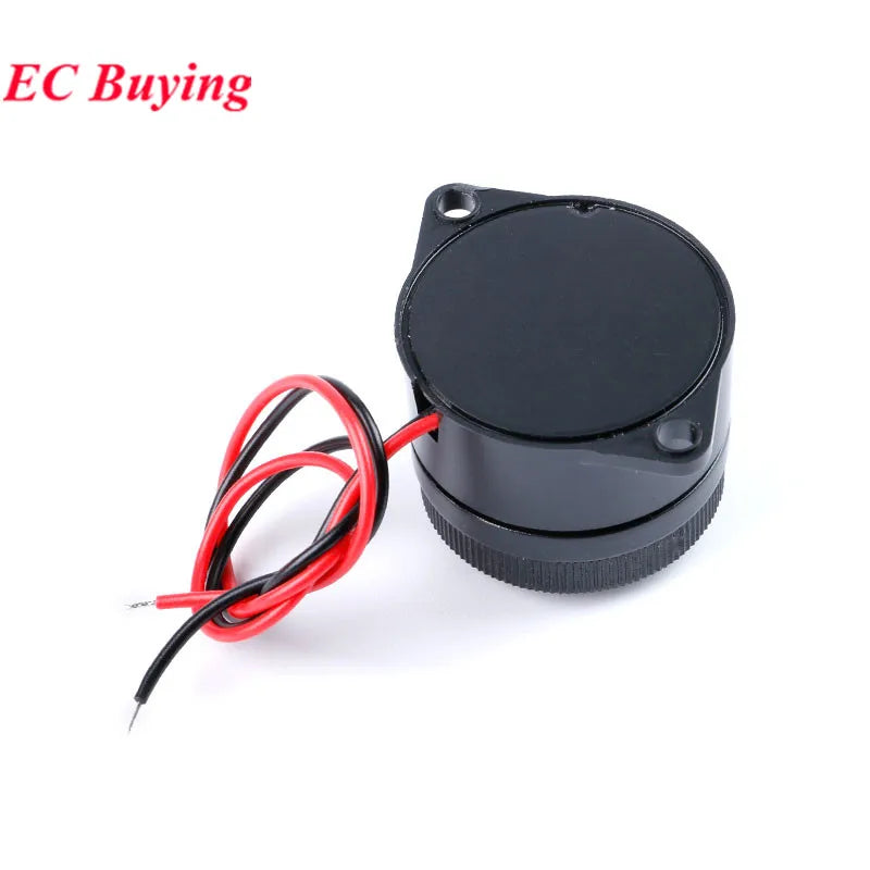 2Pcs/1pc 2910 Piezo Electric Active Buzzer Speaker 12V 24V 3025 Continuous Sound Alarm DIY Spiral DC Refrigeration Equipment