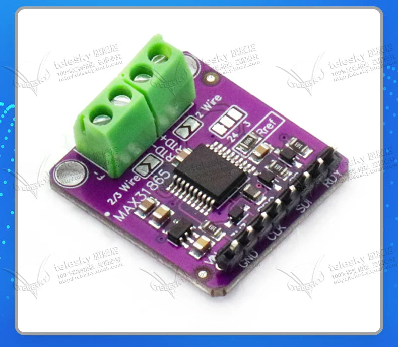 1PCS MAX31865 Temperature Sensor Module GY-MAX31865 RTD Digital Conversion Module Electronic DIY Board PT100-PT1000 for Arduino