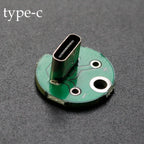 1pcs Vertical USB 3.1 Type-C Female Male Head Connector PCB Converter Adapter Breakout Test Board 90/180 Degree Vertical