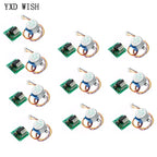 10PCS 28BYJ-48-5V 4 phase Stepper Motor Driver Board ULN2003 For Arduino 8BYJ Motor Driver + ULN2003 Board DIY Kit