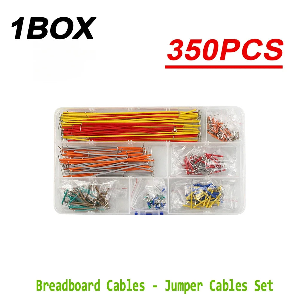 New 120/350/560/840PCS Breadboard Jumper Wire Kit 14 Lengths Assorted for Breadboard DIY Kits 26AWG 7.8cm Jumper