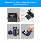 XTAR PB2SL V2 18650/21700 Battery Charger & Power Bank Fast Charging Smart Management Dual Function Safe Portable Solution