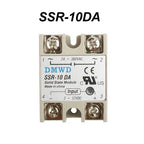 Industrial Solid State Relay SSR DA with Protective Flag SSR-40DA DC control AC Heat sink SSR-10DA SSR-15DA SSR-25DA