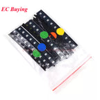 390Pcs/50pcs 0402 0603 0805 1206 3528 2835 5050 5730 SMD LED Kit Diodes Light Emitting Chip Surface Mount Diodo Red/Green/Blue