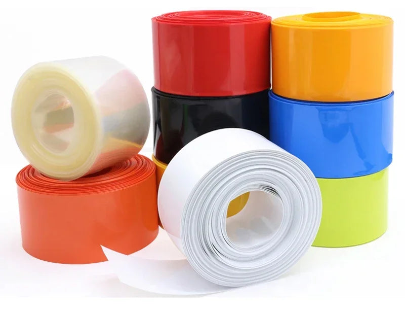 85mm ~ 350mm 18650 Lithium Battery Heat Shrink Tube Li-ion Wrap Cover Skin PVC Shrinkable Tubing Film Sleeves Insulation Sheath