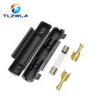 5Set 6X30MM Glass Fuse Holder With 250V 0.25A 0.5A 1A 1.5A 2A 3A 3.15A 4-30A 6*30MM Fuse Socket Flip shell Black/White Flip Type
