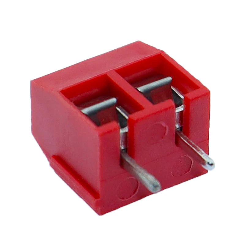 10/20/50Pcs/lot KF301-5.0-2P KF301-3P KF301-4P Pitch 5.0mm Straight Pin 2P 3P 4P Screw PCB Terminal Block Connector Blue Green